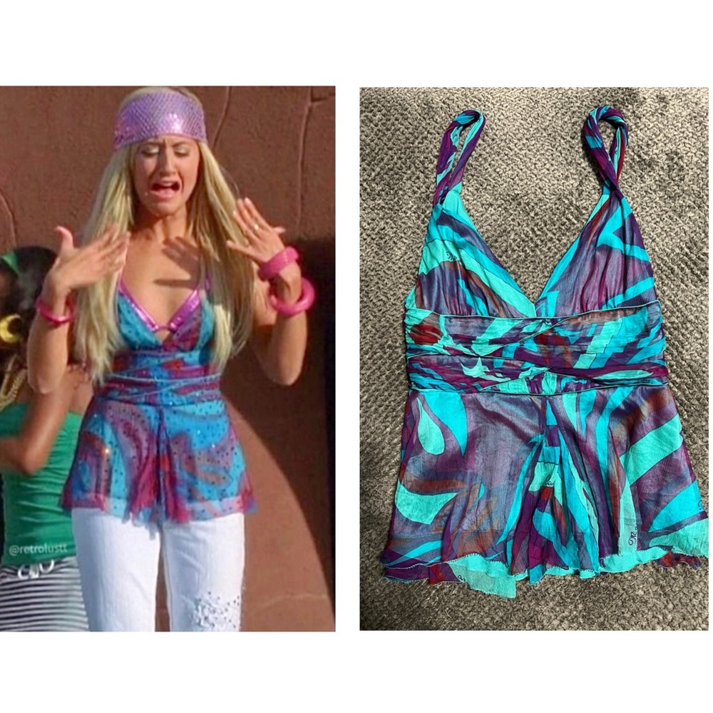 ASO Sharpay Evans from High school Musical 2 Silk Tank Top
